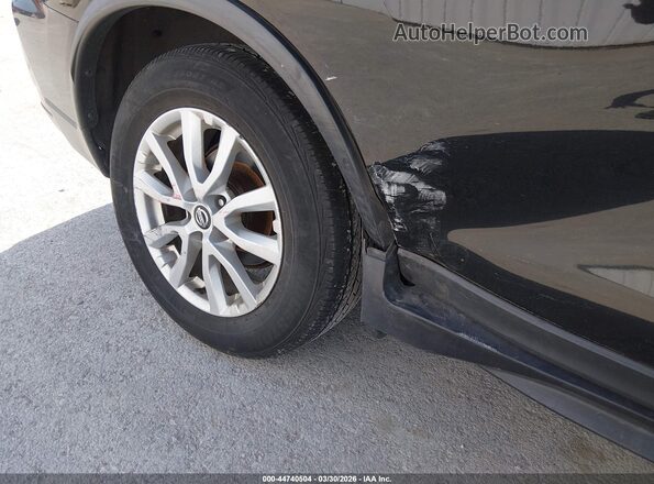 KNMAT2MVXJP593355 2018 NISSAN ROGUE Black Դիմացի տեսք