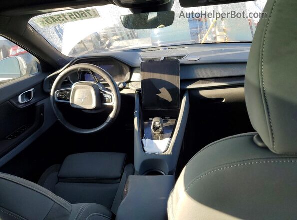LPSED3KA3ML015297 2021 POLESTAR 2 White Widok deski rozdzielczej