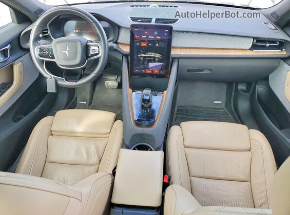 LPSED3KA7ML008501 2021 POLESTAR 2 Желто-коричневый Вид панели приборов