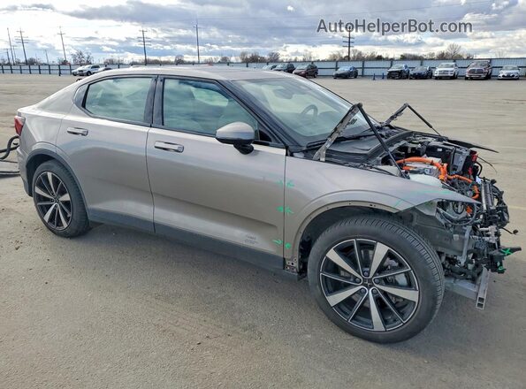 LPSED3KA7ML008501 2021 POLESTAR 2 Желто-коричневый Передняя правая четверть