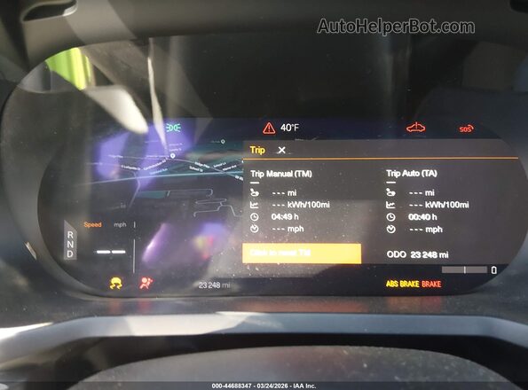 LPSED3KA7NL055819 2022 POLESTAR 2 White Հետևի նստատեղերի տեսք