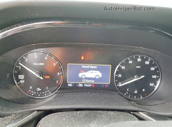 LRBAZLR44MD164169 2021 BUICK ENVISION Gray Vista del cuadro de instrumentos