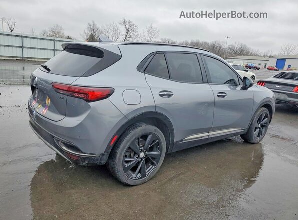 LRBAZLR44MD164169 2021 BUICK ENVISION Gray Trasero derecho