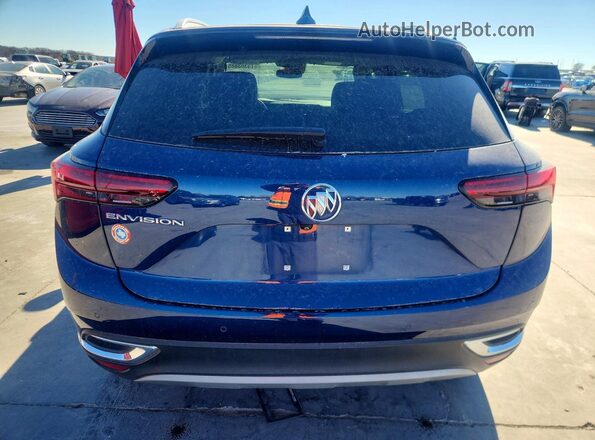 LRBAZLR45ND138388 2022 BUICK ENVISION Blue Rear view