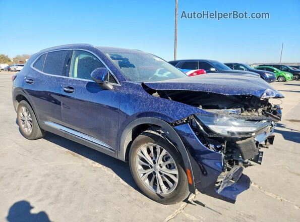 LRBAZLR45ND138388 2022 BUICK ENVISION Blue Front right