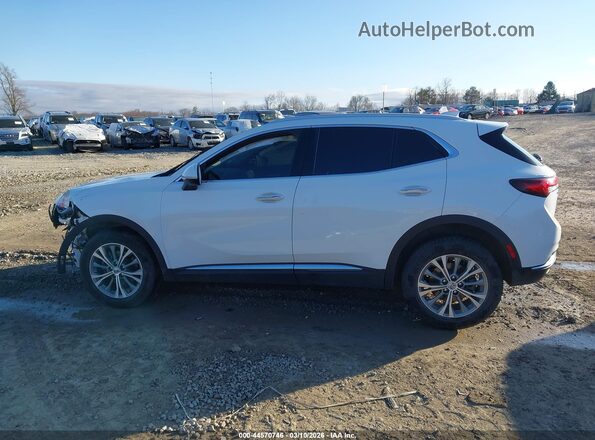 LRBAZLR46ND053902 2022 BUICK ENVISION White 360 interior view