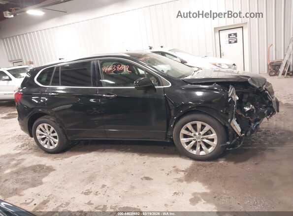 LRBFX1SAXJD007600 2018 BUICK ENVISION Black Вид задньої частини салону