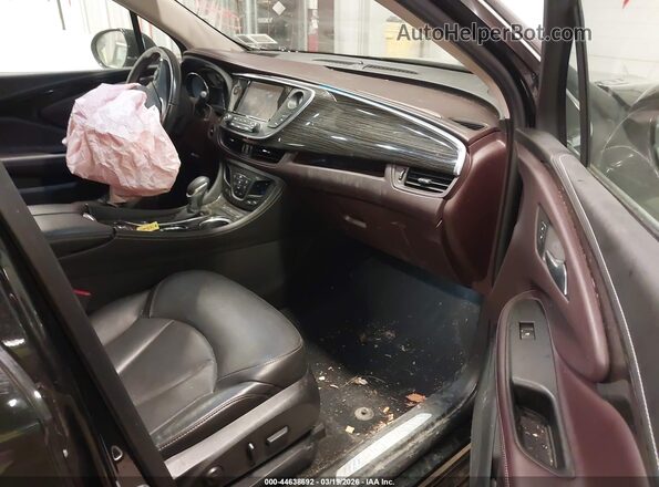 LRBFX1SAXJD007600 2018 BUICK ENVISION Black Вид салону спереду
