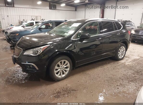 LRBFX1SAXJD007600 2018 BUICK ENVISION Black Передня ліва чверть