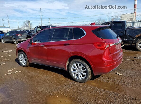 LRBFX1SAXKD142996 2019 BUICK ENVISION Red Trasero izquierdo