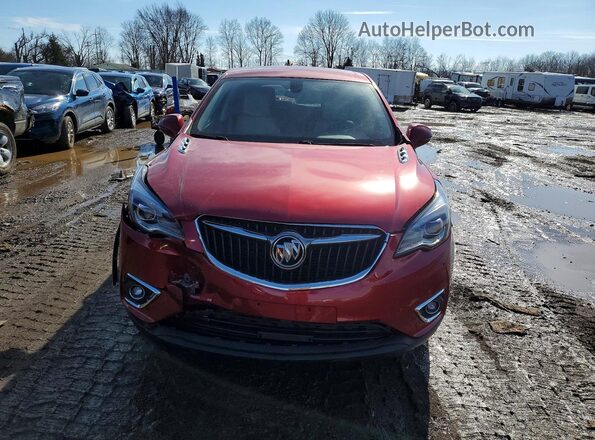 LRBFX1SAXKD142996 2019 BUICK ENVISION Red Vista frontal