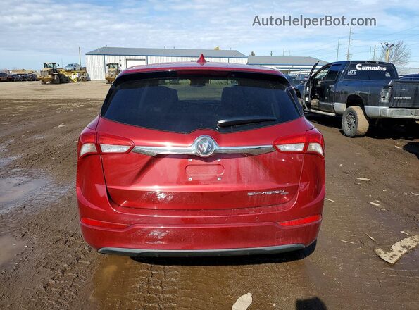 LRBFX1SAXKD142996 2019 BUICK ENVISION Red Vista trasera