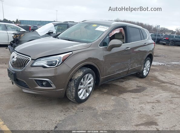 LRBFX3SX0JD005757 2018 BUICK ENVISION Brown Przód lewy