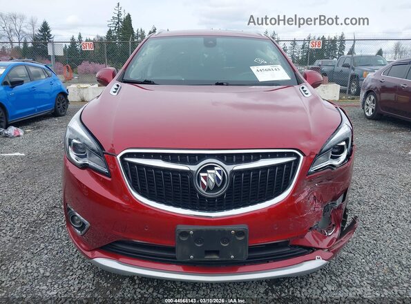 LRBFX3SX2LD103403 2020 BUICK ENVISION Red Rear interior view
