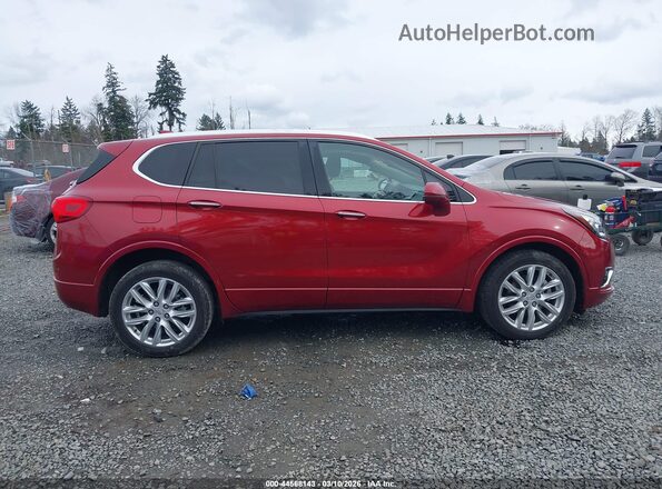 LRBFX3SX2LD103403 2020 BUICK ENVISION Red 360 interior view