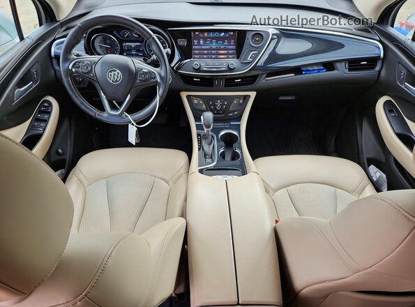 LRBFXASA8HD007427 2017 BUICK ENVISION Серебряный Вид панели приборов