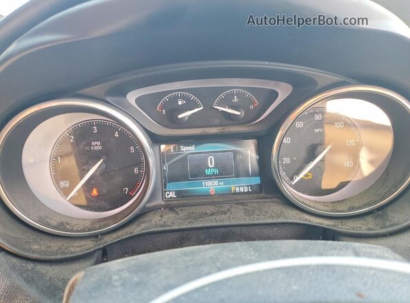 LRBFXBSA3KD017893 2019 BUICK ENVISION Brown Սարքավորումների վահանակի տեսք