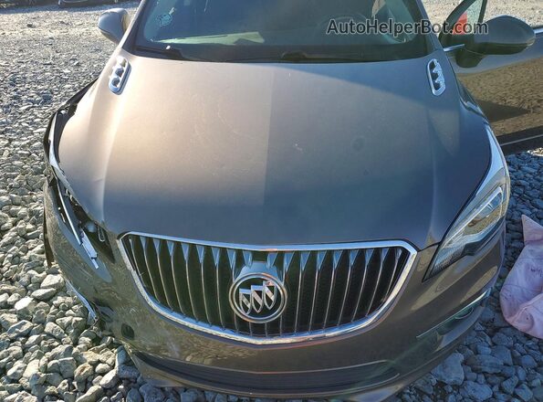 LRBFXBSA5HD004636 2017 BUICK ENVISION Brown Vista del compartimento del motor