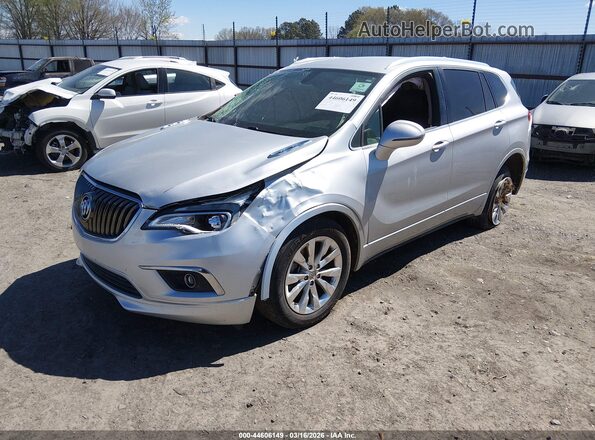 LRBFXBSAXHD192005 2017 BUICK ENVISION Silver Front left