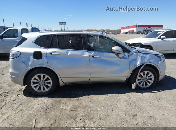 LRBFXBSAXHD192005 2017 BUICK ENVISION Silver Rear interior view