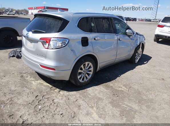 LRBFXBSAXHD192005 2017 BUICK ENVISION Silver Rear right