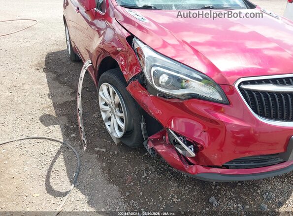 LRBFXBSAXKD007796 2019 BUICK ENVISION Red Front view