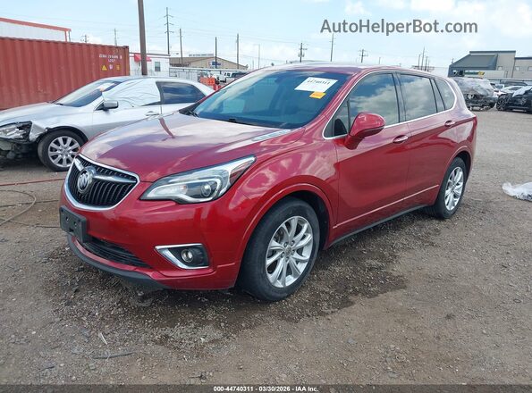 LRBFXBSAXKD007796 2019 BUICK ENVISION Red Front left