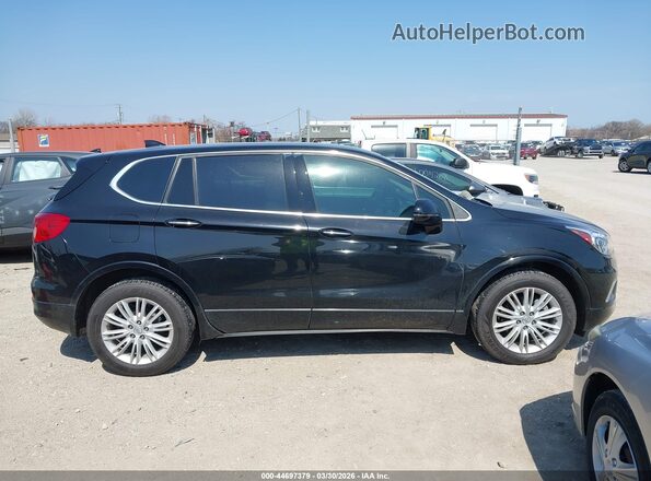 LRBFXCSA1HD075158 2017 BUICK ENVISION Черный Вид задней части салона