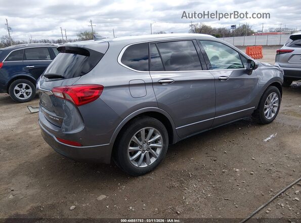 LRBFXCSA1LD194224 2020 BUICK ENVISION Серый Задняя правая четверть