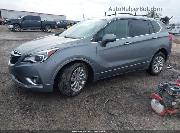 LRBFXCSA2LD212147 2020 BUICK ENVISION Gray Առջևի ձախ երեք քառորդ տեսարան