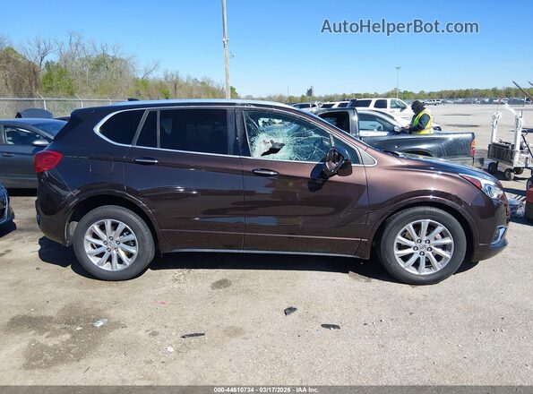 LRBFXCSA8LD213433 2020 BUICK ENVISION Brown Вид задньої частини салону