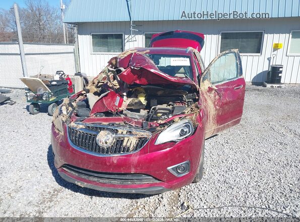 LRBFXCSA9LD018702 2020 BUICK ENVISION Red Front view