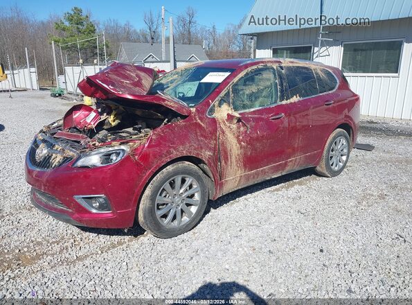 LRBFXCSA9LD018702 2020 BUICK ENVISION Red Front left