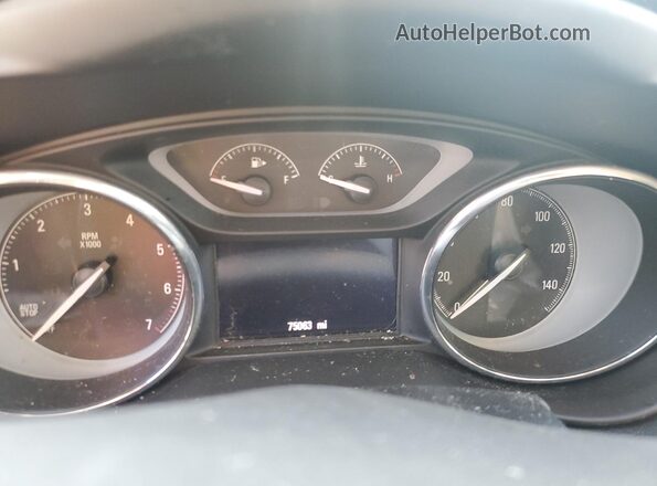 LRBFXDSA4HD154054 2017 BUICK ENVISION Silver Vista del cuadro de instrumentos