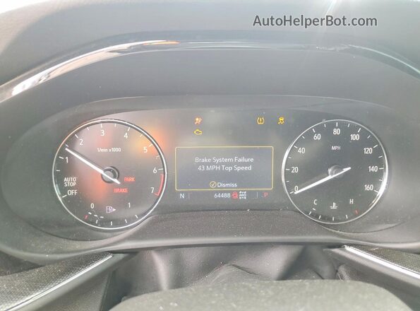 LRBFZMR46MD170230 2021 BUICK ENVISION Серебряный Вид щитка приборов