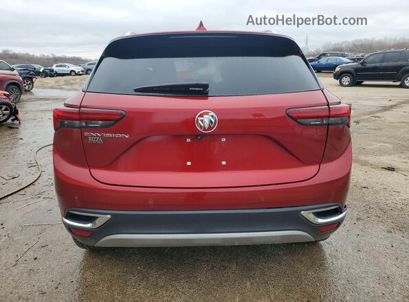 LRBFZNR44ND032340 2022 BUICK ENVISION Burgundy უკანა ხედი