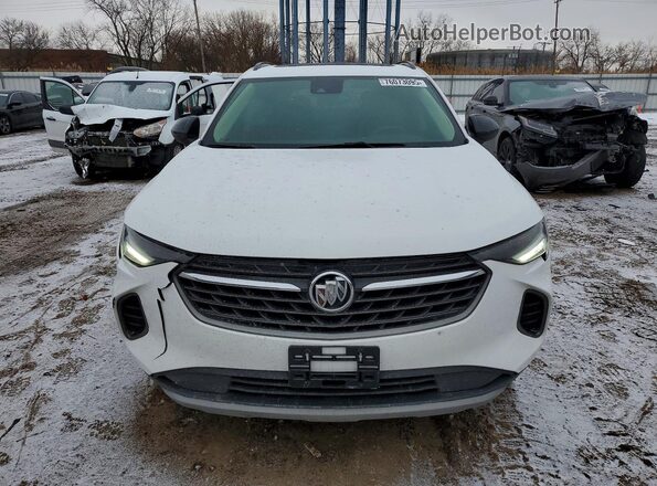 LRBFZNR44ND163770 2022 BUICK ENVISION Белый Вид спереди