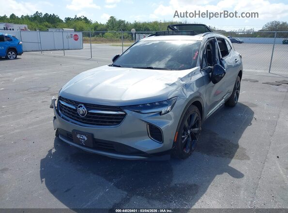 LRBFZNR47PD057168 2023 BUICK ENVISION Gray Передня ліва чверть