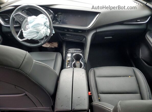 LRBFZPR48PD100119 2023 BUICK ENVISION Silver Dashboard view