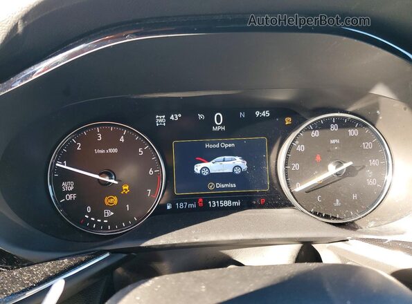 LRBFZPR49MD110878 2021 BUICK ENVISION White Widok zestawu wskaźników