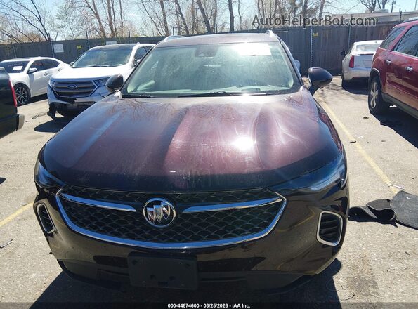 LRBFZSR49MD097388 2021 BUICK ENVISION Maroon Vista del cuadro de instrumentos