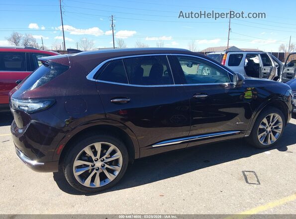 LRBFZSR49MD097388 2021 BUICK ENVISION Maroon Vista interior trasera