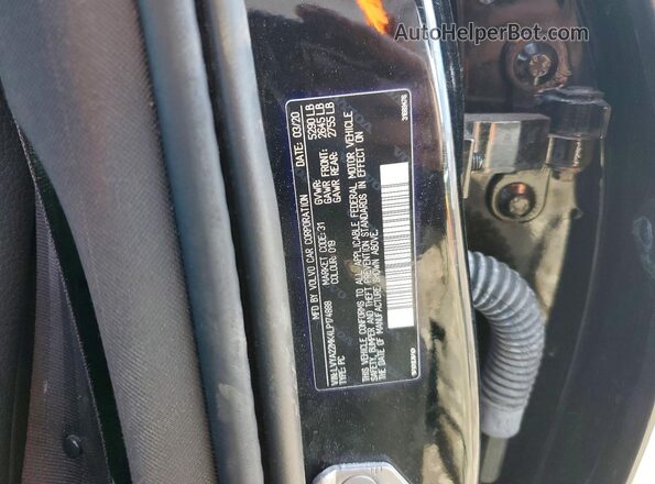 LVYA22MK4LP174888 2020 VOLVO S90 Black Engine compartment view