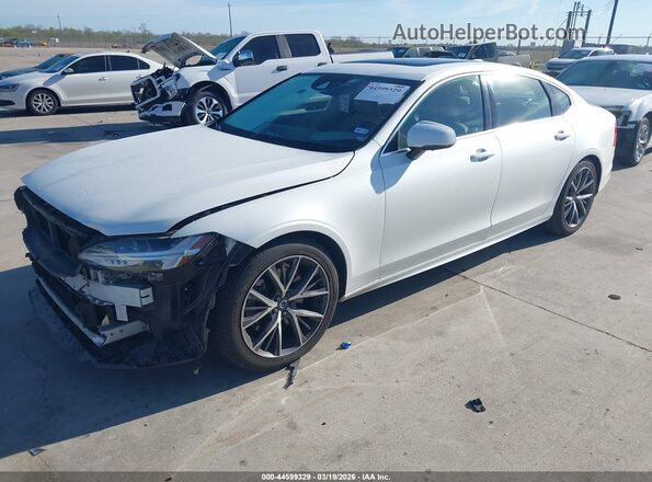 LVYA22MK5LP164094 2020 VOLVO S90 White წინა მარცხენა ხედი სამი მეოთხედიდან