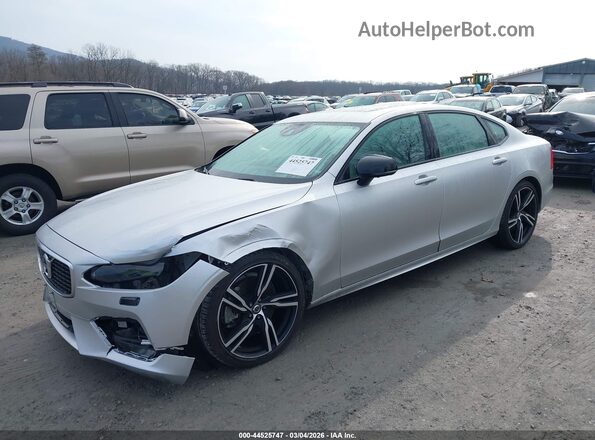 LVYA22MT5LP171409 2020 VOLVO S90 Silver Առջևի ձախ երեք քառորդ տեսարան