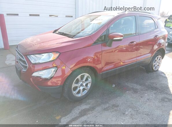 MAJ3P1TE3JC223287 2018 FORD ECOSPORT Red 
