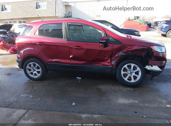 MAJ3P1TE3JC223287 2018 FORD ECOSPORT Red 