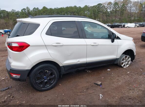 MAJ3P1TE5JC201940 2018 FORD ECOSPORT White Widok zestawu wskaźników