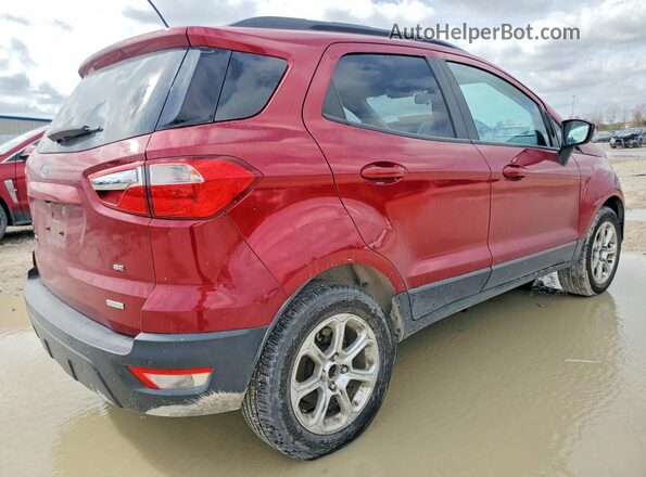 MAJ3P1TE5JC204983 2018 FORD ECOSPORT Burgundy უკანა მარჯვენა