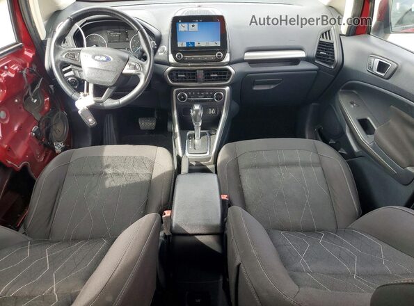 MAJ3P1TE5JC204983 2018 FORD ECOSPORT Burgundy წინა პანელის ხედი